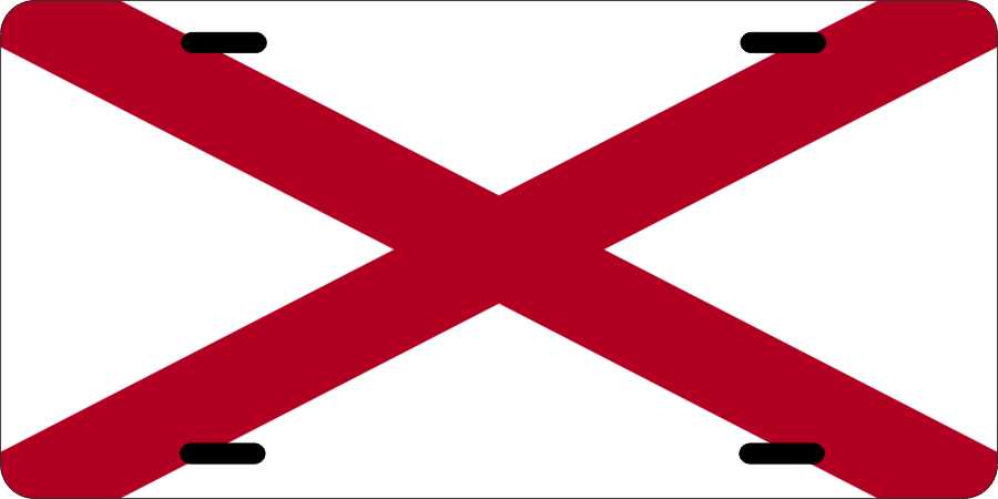 Alabama Flag License Plates