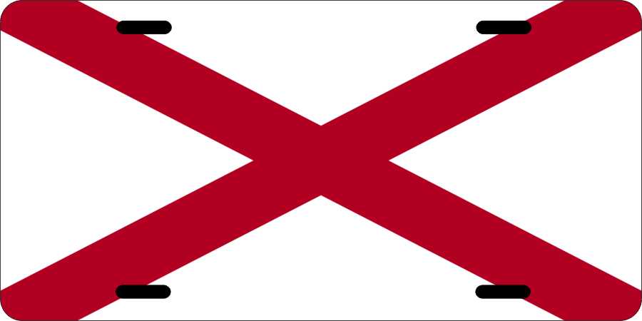 Alabama Flag License Plates