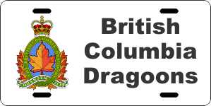 British Columbia Dragoons License Plates