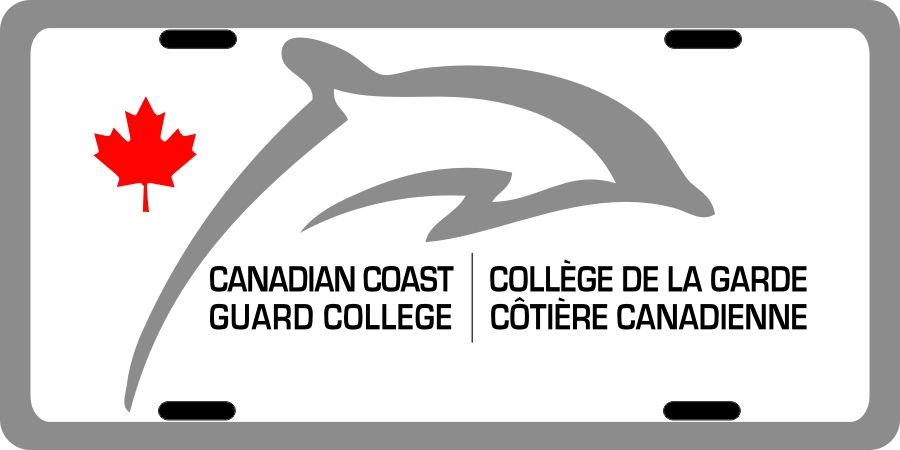 Canadian Coast Guard College (Dolphin 2) License Plates