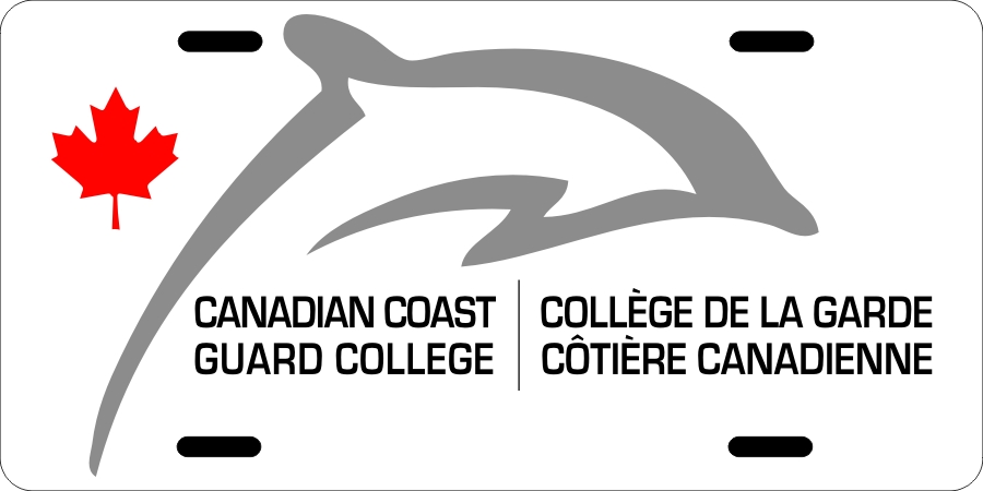 Canadian Coast Guard College (Dolphin) License Plates