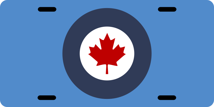 Royal Canadian Air Force (Ver 4) License Plates