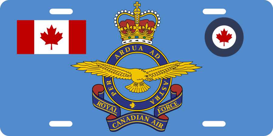 Royal Canadian Air Force License Plates