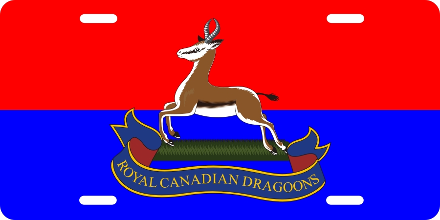 Royal Canadian Dragoons License Plates