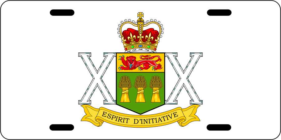 Saskatchewan Dragoons Regiment License Plates
