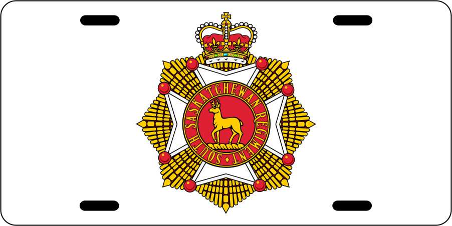 South Saskatchewan Regiment License Plates