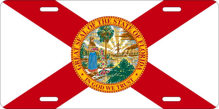 Florida Flag License Plates