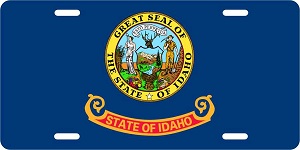 Idaho Flag License Plates