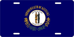 Kentucky Flag License Plates