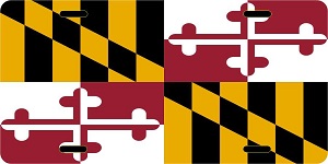 Maryland Flag License Plates