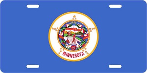 Minnesota Flag License Plates