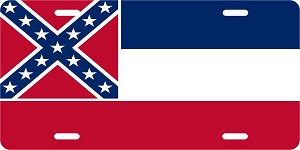 Mississippi Flag License Plates