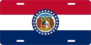 Missouri Flag License Plates