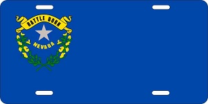 Nevada Flag License Plates