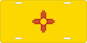 New Mexico Flag License Plates