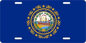 New Hampshire Flag License Plates