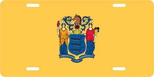 New Jersey Flag License Plates