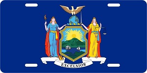 New York Flag License Plates