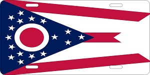 Ohio Flag License Plates