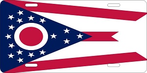 Ohio Flag License Plates