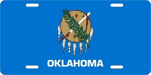 Oklahoma Flag License Plates