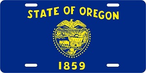 Oregon Flag License Plates