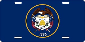 Utah Flag License Plates