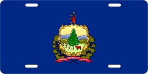 Vermont Flag License Plates