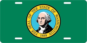 Washington Flag License Plates