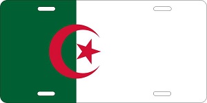 World Flags Algeria License Plates
