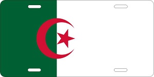 World Flags Algeria Flag License Plates