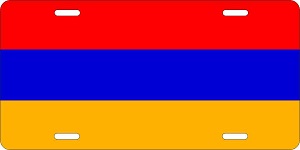 Armenia Flag License Plates