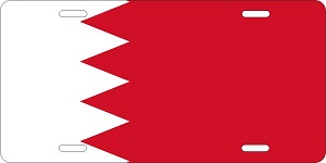 Bahrain Flag License Plates