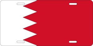 Bahrain Flag License Plates