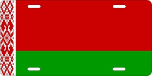 Belarus Flag License Plates