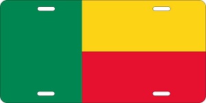 Benin Flag License Plates