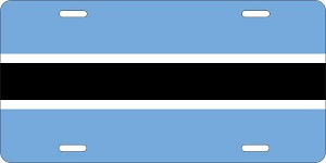 Botswana License Plates
