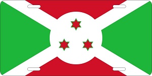 Burundi Flag License Plates