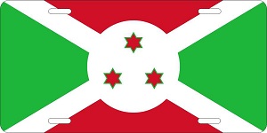 Burundi Flag License Plates