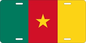 World Flags Cameroon Flag License Plates