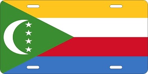 Comoros Flag License Plates