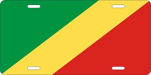 Congo Flag License Plates