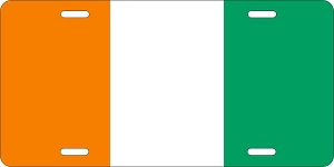 Côte d'Ivoire Flag License Plates