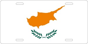 Cyprus Flag License Plates
