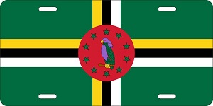 Dominica Flag License Plates