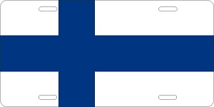 World Flags Finland License Plates