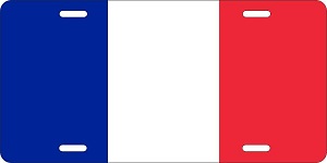 World Flags France License Plates
