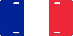 World Flags France Flag License Plates