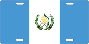 Guatemala Flag License Plates