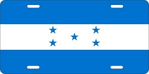 Honduras Flag License Plates